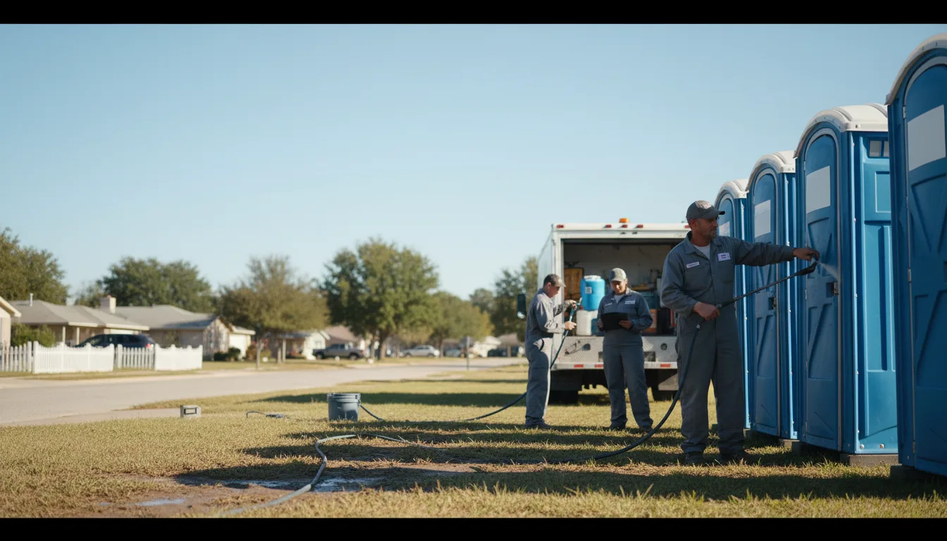 Long-Term Portable Toilet Rental in Reno, OH near me